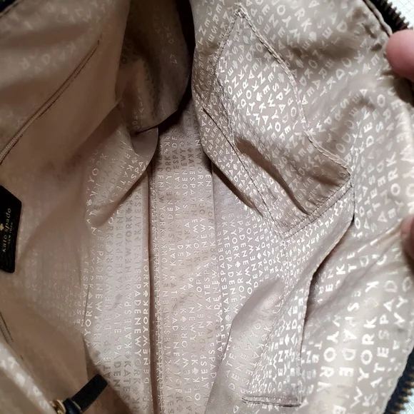 KATE SPADE Berkshire Road Teegan Black Pebbled Leather Shoulder Bag Purse - Picture 8 of 11